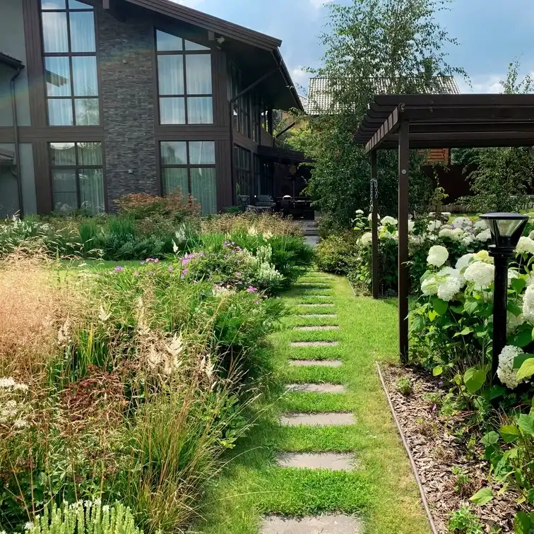 Ландшафт частных садов под ключ